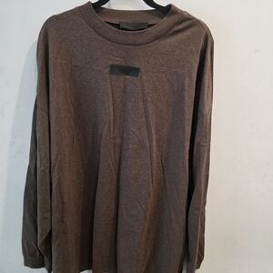 Fear of God Brown Long Sleeve Tee